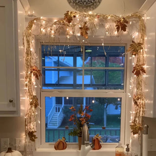 Glimmering Charm Decorative Garland  Enchanted Glow