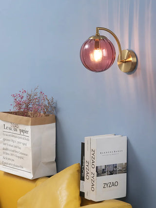 Sleek LED wall light, modern design