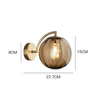 Sleek LED wall light, modern design