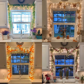 Glimmering Charm Decorative Garland  Enchanted Glow