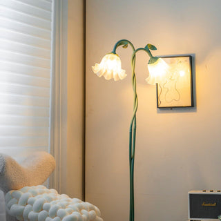 Artistic Floor Lamp, Calla Flower Design