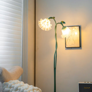 Artistic Floor Lamp, Calla Flower Design