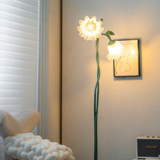 Artistic Floor Lamp, Calla Flower Design