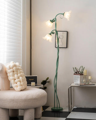 Artistic Floor Lamp, Calla Flower Design