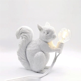 Charming Squirrel Table Lamp, Nordic Style