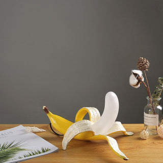 Art Deco Table Lamps, Banana-Themed Design