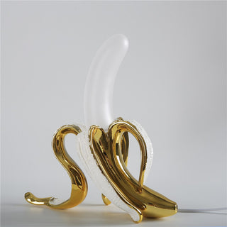 Art Deco Table Lamps, Banana-Themed Design
