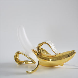 Art Deco Table Lamps, Banana-Themed Design