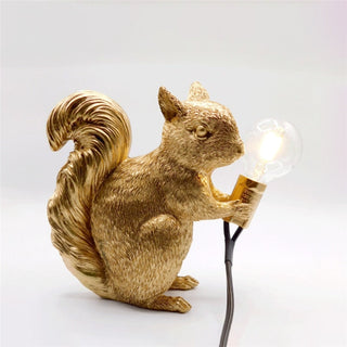 Charming Squirrel Table Lamp, Nordic Style