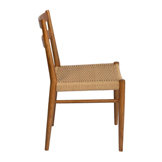 Jakarta Dining Chair - Walnut/Natural Woven Seat