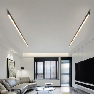 Sleek LED Ceiling Fixture, Scandinavian Design