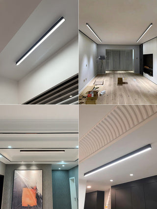 Sleek LED Ceiling Fixture, Scandinavian Design