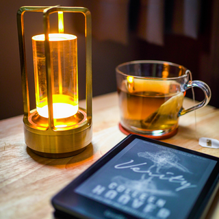 Illuminated Crystal Lantern, Decorative Aesthetic