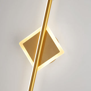 Contemporary LED Wall Light, Round/Square Design