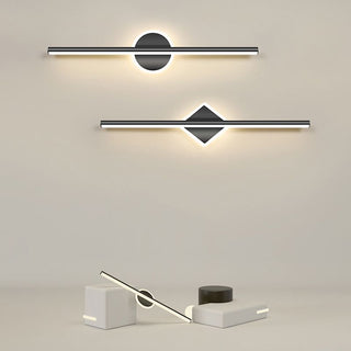 Contemporary LED Wall Light, Round/Square Design