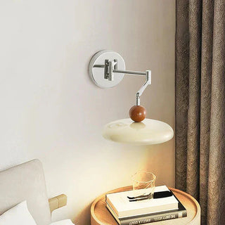 Contemporary Swing Arm Wall Lamp, Adjustable Design