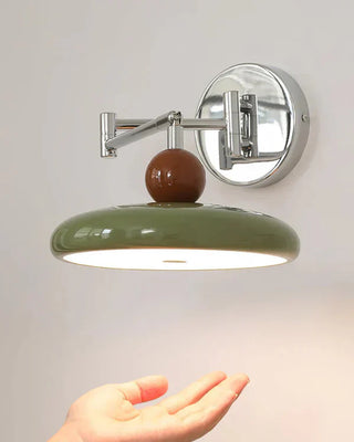 Contemporary Swing Arm Wall Lamp, Adjustable Design
