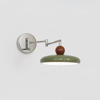 Contemporary Swing Arm Wall Lamp, Adjustable Design