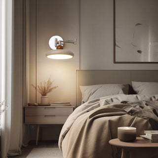 Contemporary Swing Arm Wall Lamp, Adjustable Design
