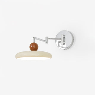 Contemporary Swing Arm Wall Lamp, Adjustable Design