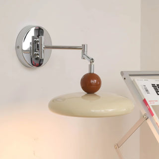 Contemporary Swing Arm Wall Lamp, Adjustable Design