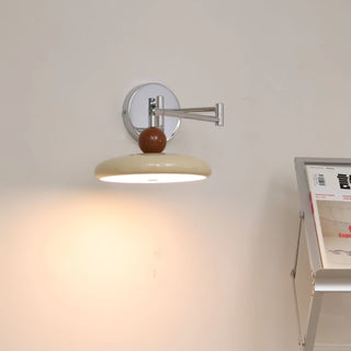 Contemporary Swing Arm Wall Lamp, Adjustable Design