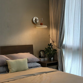 Contemporary Swing Arm Wall Lamp, Adjustable Design