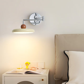 Contemporary Swing Arm Wall Lamp, Adjustable Design