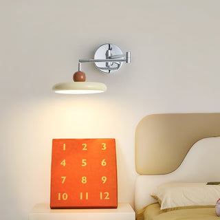 Contemporary Swing Arm Wall Lamp, Adjustable Design