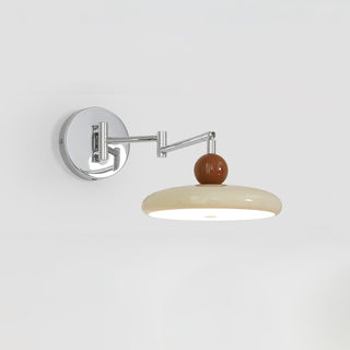 Contemporary Swing Arm Wall Lamp, Adjustable Design