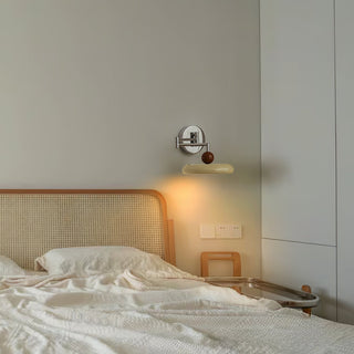 Contemporary Swing Arm Wall Lamp, Adjustable Design