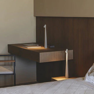 Compact portable lamp, versatile design