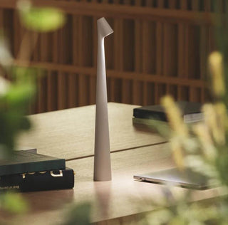 Compact portable lamp, versatile design