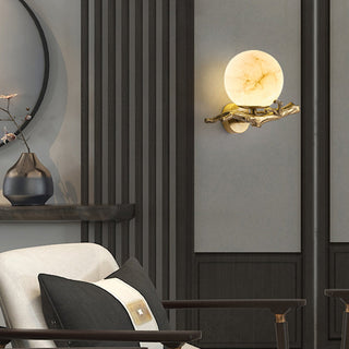 Contemporary Artistic Marble Wall Light, Stylish