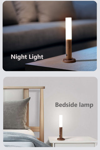 Motion-Activated LED Night Light, Rechargeable Design