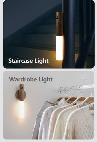 Motion-Activated LED Night Light, Rechargeable Design