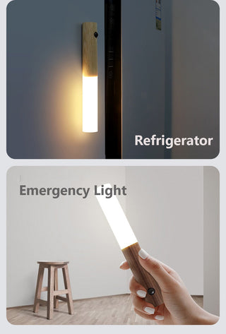 Motion-Activated LED Night Light, Rechargeable Design