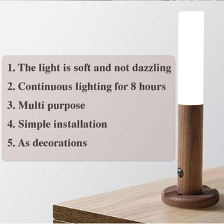 Motion-Activated LED Night Light, Rechargeable Design
