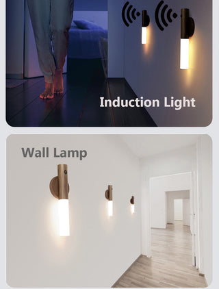 Motion-Activated LED Night Light, Rechargeable Design