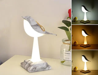 Charming Bird-themed Table Lamp, Contemporary Design