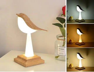 Charming Bird-themed Table Lamp, Contemporary Design