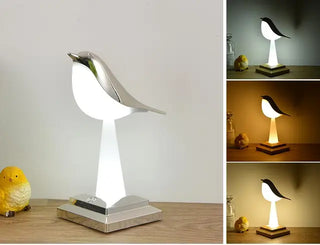 Charming Bird-themed Table Lamp, Contemporary Design