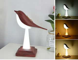 Charming Bird-themed Table Lamp, Contemporary Design