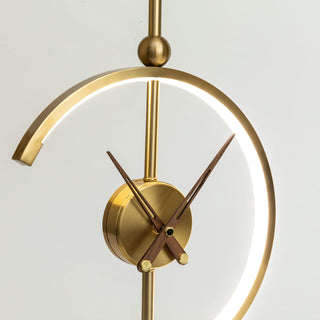 Stylish Lamp Clock with Charging Functionality