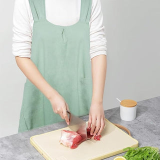 Korean-Inspired Modern Cross-Back Apron | Stylish Design