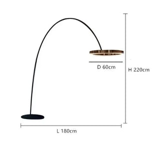 Scandinavian LED Floor Lamp, Modern Design