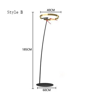 Scandinavian LED Floor Lamp, Modern Design