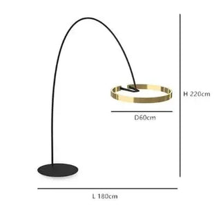 Scandinavian LED Floor Lamp, Modern Design
