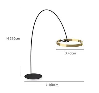 Scandinavian LED Floor Lamp, Modern Design