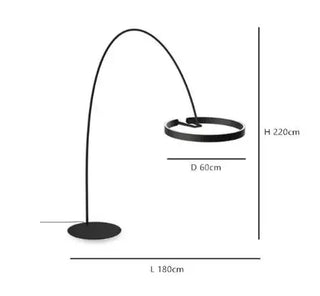 Scandinavian LED Floor Lamp, Modern Design